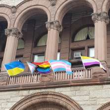 Pride Flag City Hall