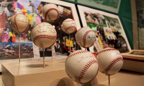 Autographed baseballs