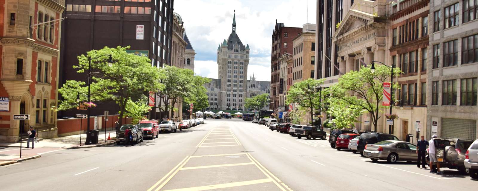 Downtown Albany view from State Street
