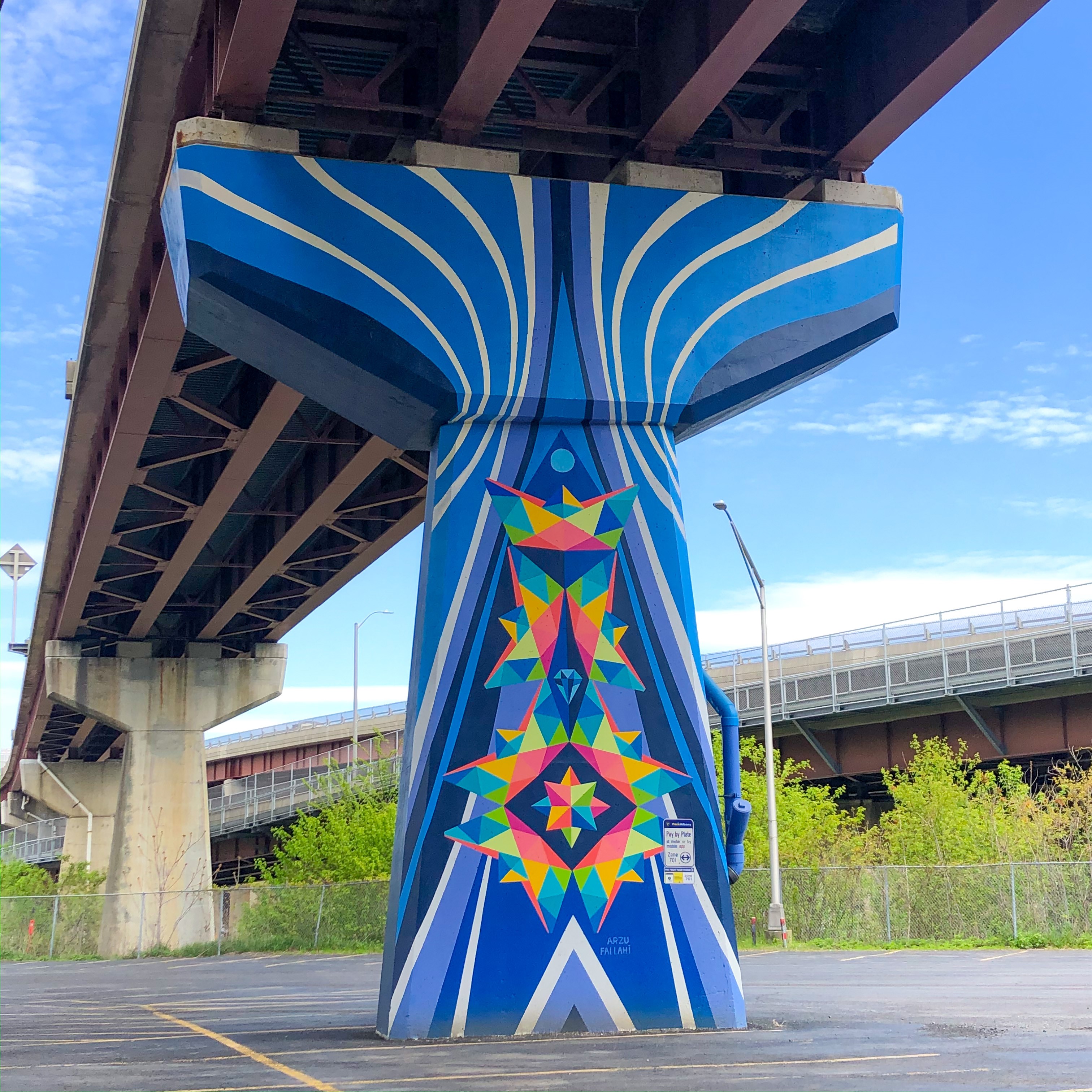 Journey by Arzu Fallahi Capital Walls Mural