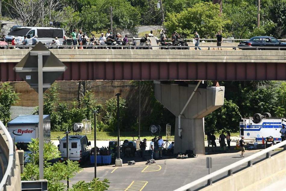 The Punisher created havoc on set when an ambulance was dropped over the underpass.  Our roadways are extremely popular.