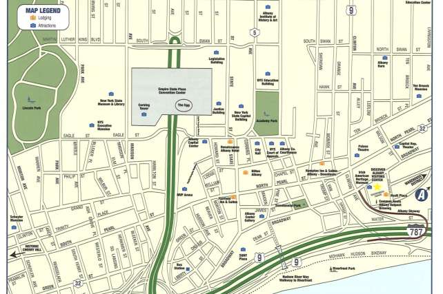Downtown Albany Map 2024