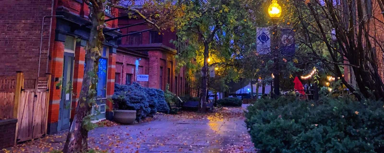 Discover Albany Visitors Center in Fall