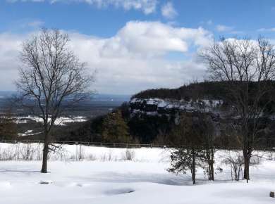 John Boyd Thacher Park in winter