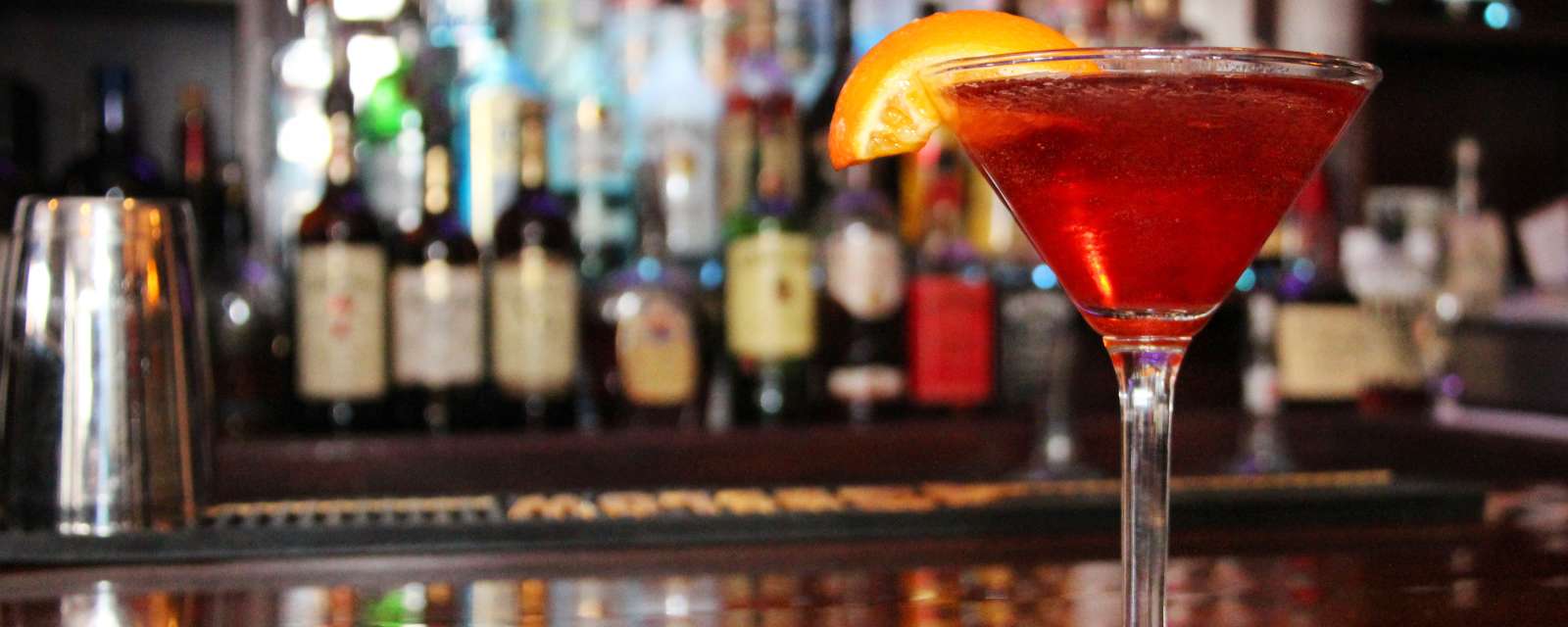 Cocktail header for nightlife