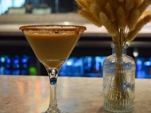Pumpkin Spice Martini Halloween Cocktail Mr. D's