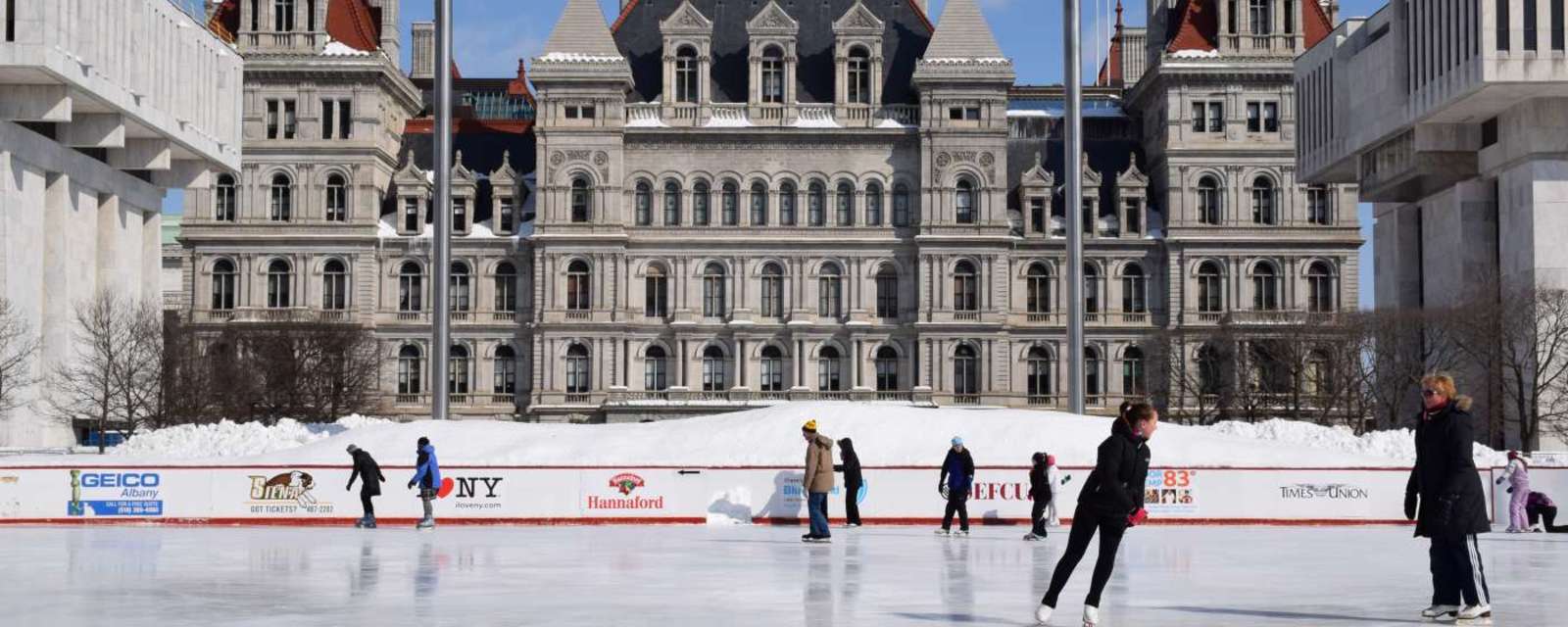 Ice Skating at the Plaza
